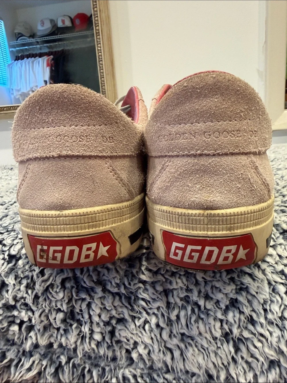 Golden Goose Grindstar sneakers, special edition, pink suede, good condition